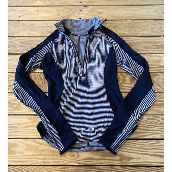 Lululemon 1/2 Zip Pullover Jacket Size 4 Women’s Black - Picture 1 of 6